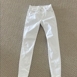 Frame Denim Women's White Skinny Jeans